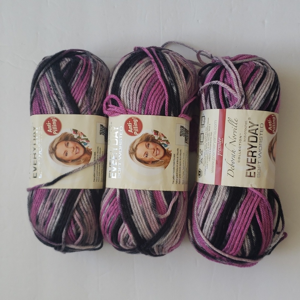 PREMIER YARNS-Deborah Norville Everyday Soft Worsted (3 skeins)